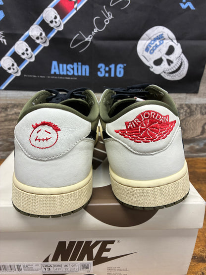 13 - Air Jordan 1 Low Travis Scott Medium Olive
