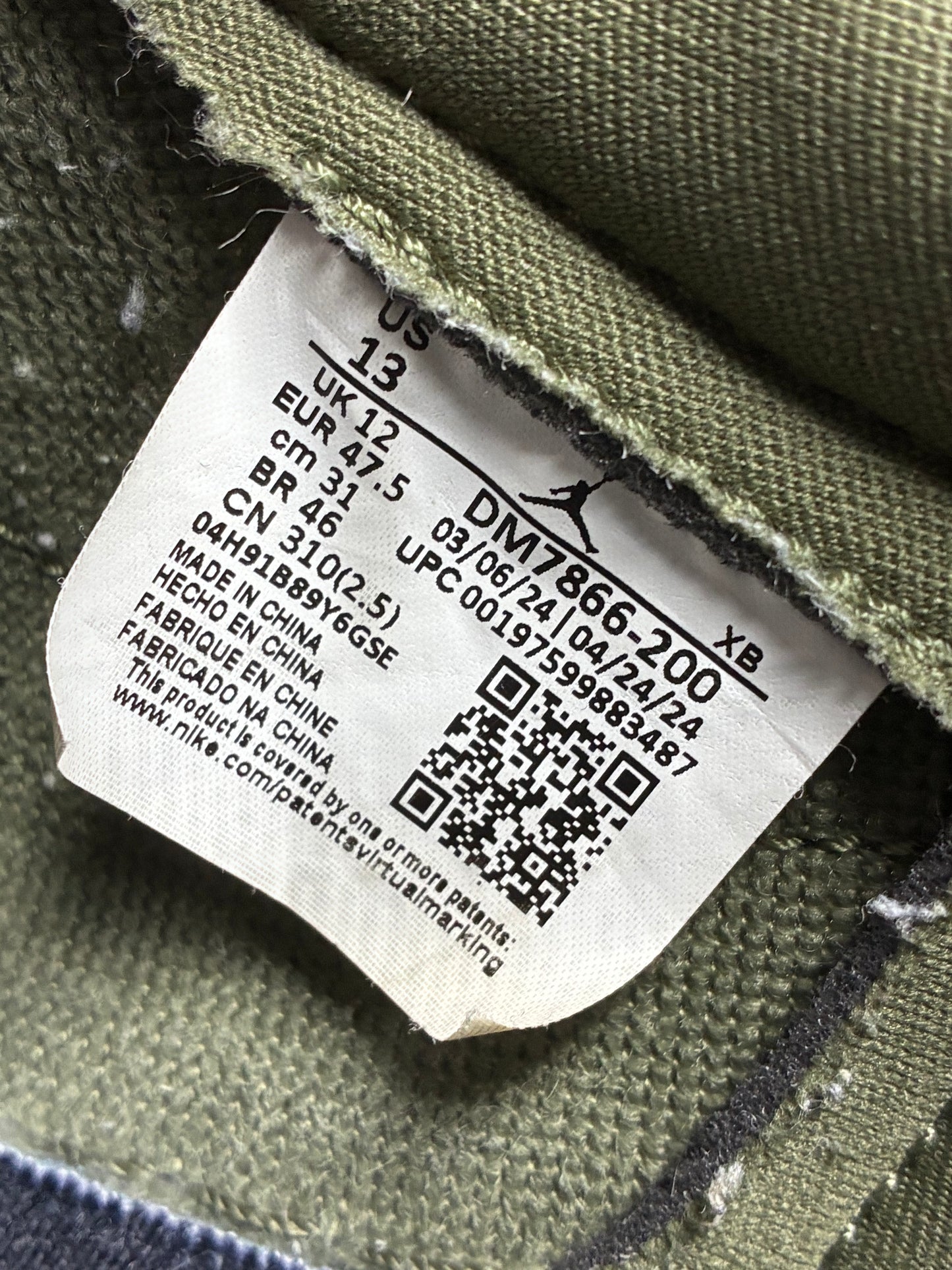 13 - Air Jordan 1 Low Travis Scott Medium Olive