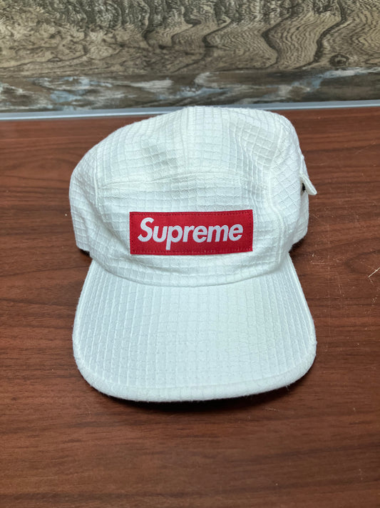 Supreme Denim Ripstop Camp Cap White SS22