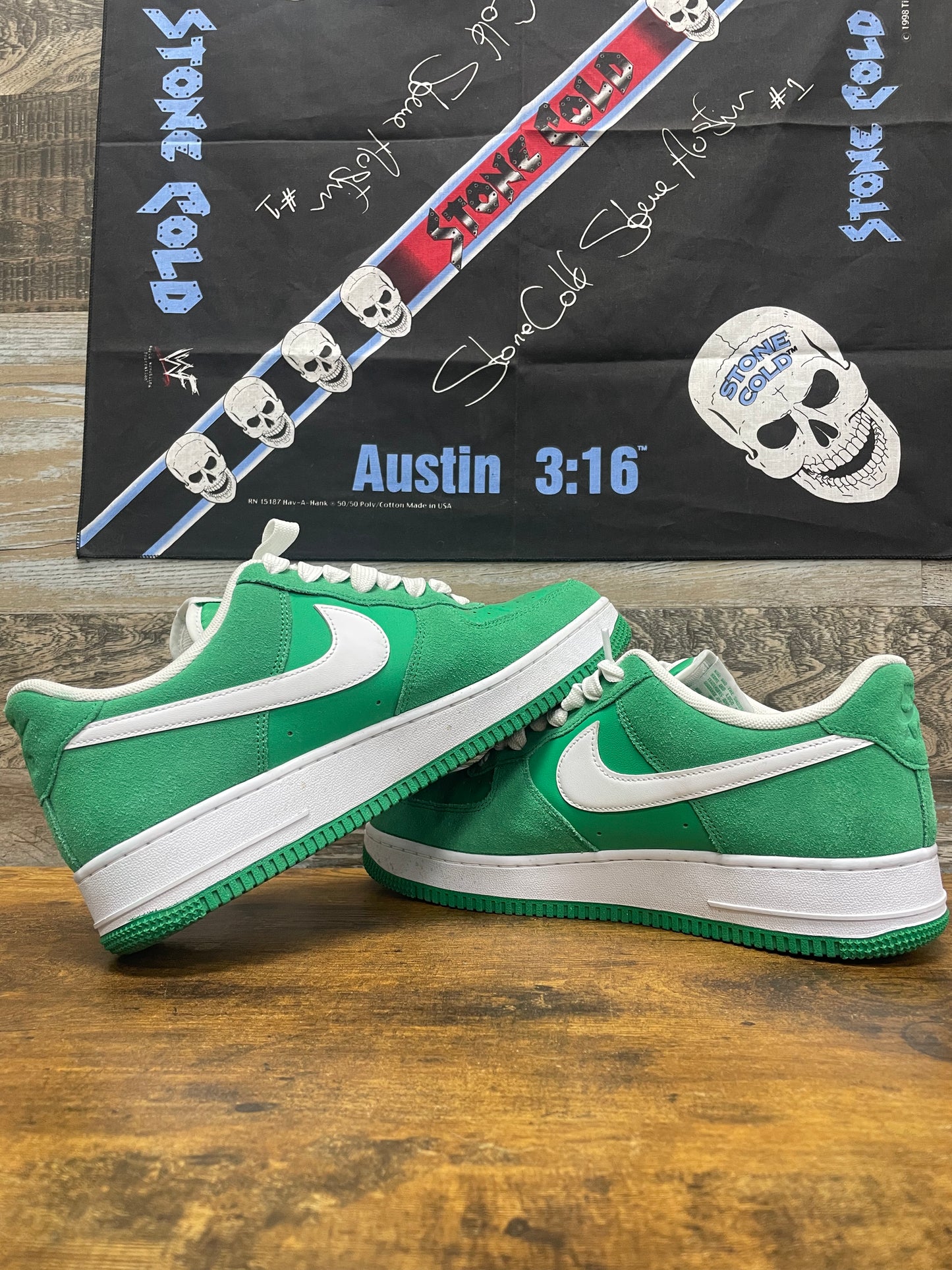 10.5-Nike Air Force 1 ‘07 Stadium Green