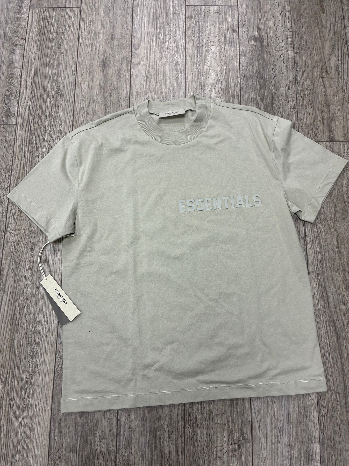 M - Fear Of God Essentials Beige Logo Shirt
