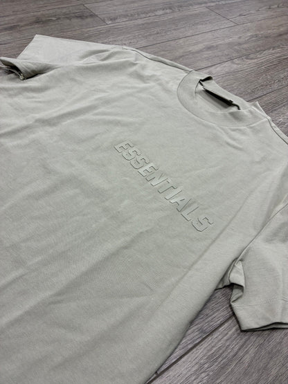 M - Fear Of God Essentials Beige Logo Shirt