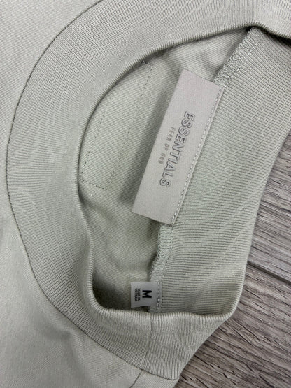 M - Fear Of God Essentials Beige Logo Shirt
