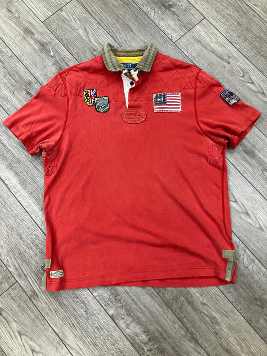 XL-Polo Ralph Lauren Red mountain Expedition Rugby