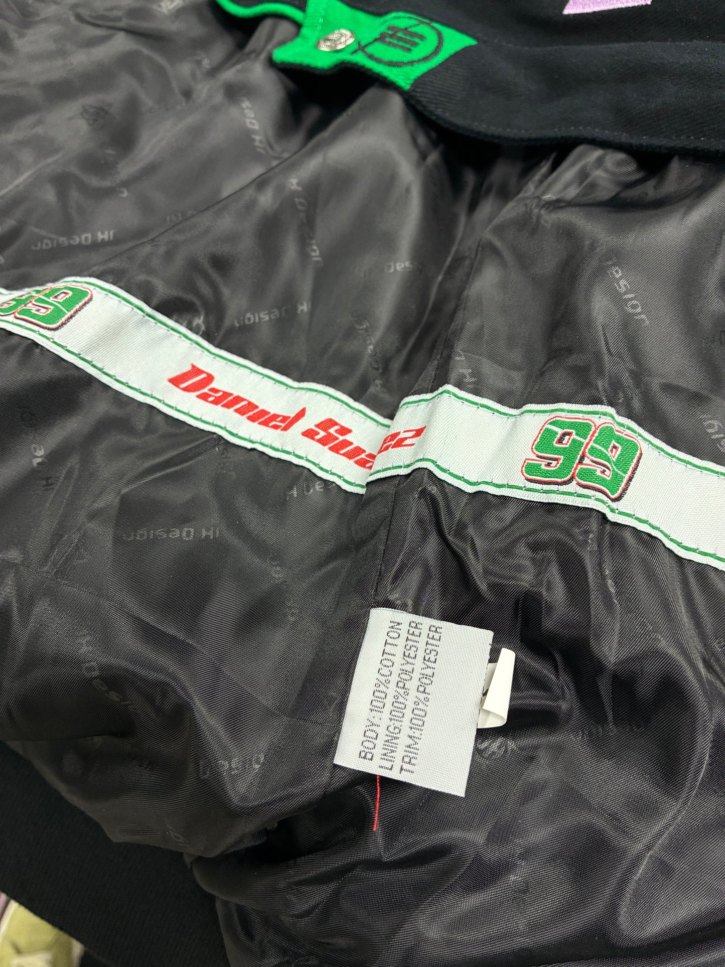 2XL - Daniel Suarez NASCAR Sugar Skull Cotton Twill Racing Jacket