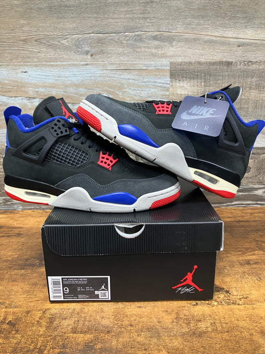 9-Air Jordan 4 Rare Air White Stitching