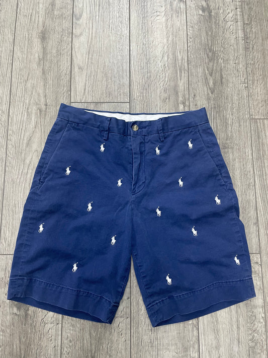 29 - Polo Ralph Lauren Navy Chino All Over Pony Shorts