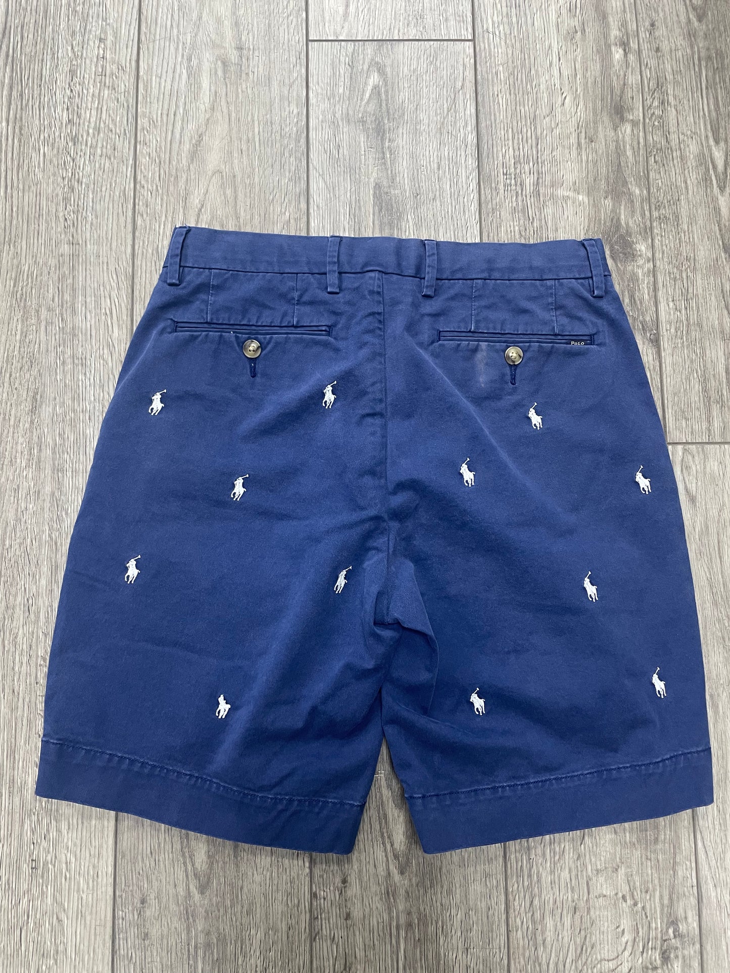 29 - Polo Ralph Lauren Navy Chino All Over Pony Shorts