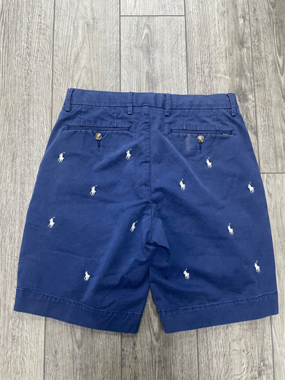 29 - Polo Ralph Lauren Navy Chino All Over Pony Shorts