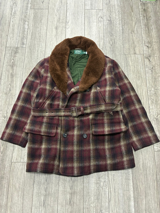 L-Polo Country Ralph Lauren Shearling Wool Ranch Coat