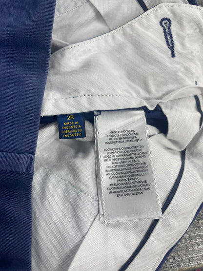 29 - Polo Ralph Lauren Navy Chino All Over Pony Shorts