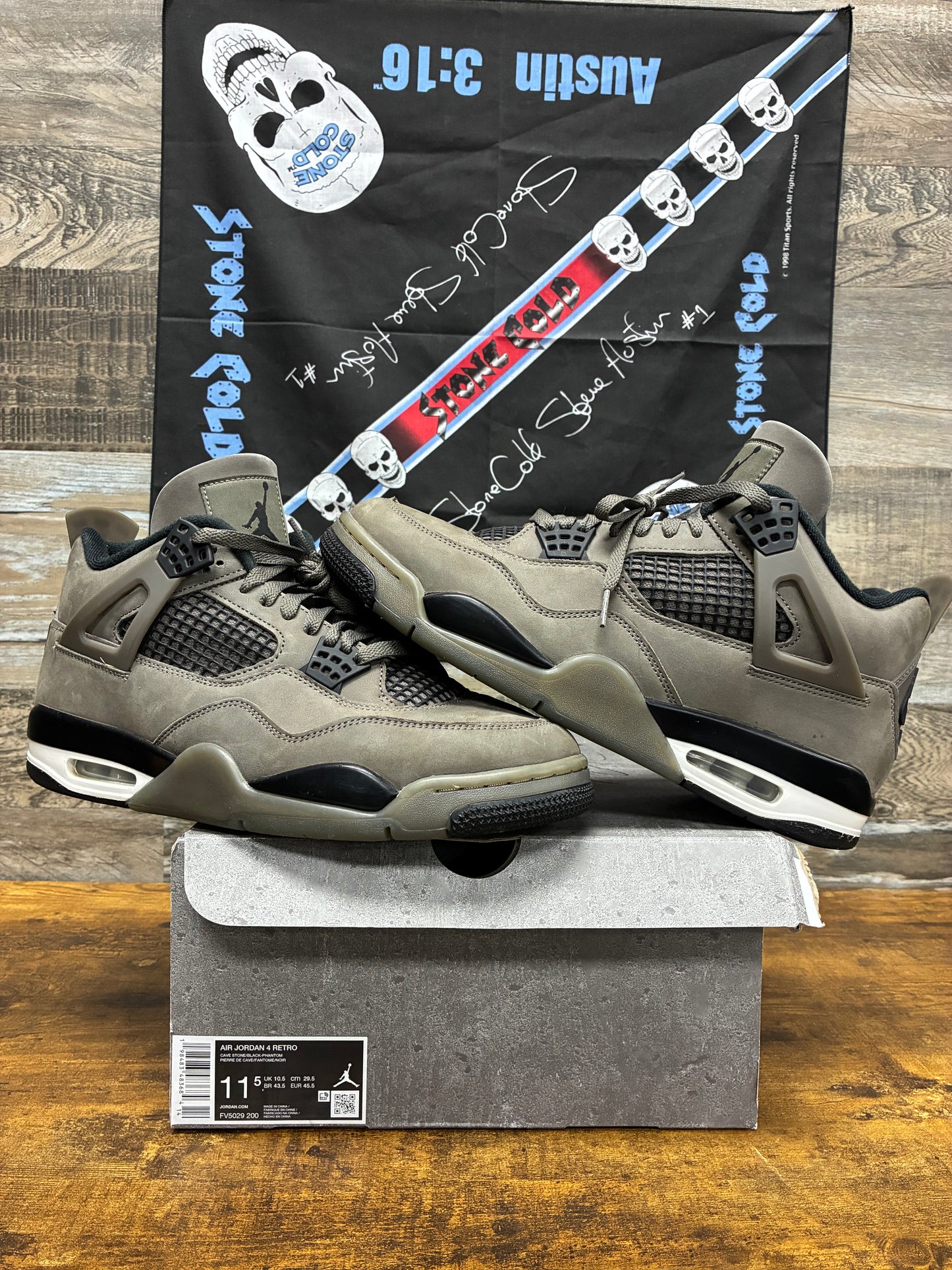 11.5 - Air Jordan 4 Cave Stone