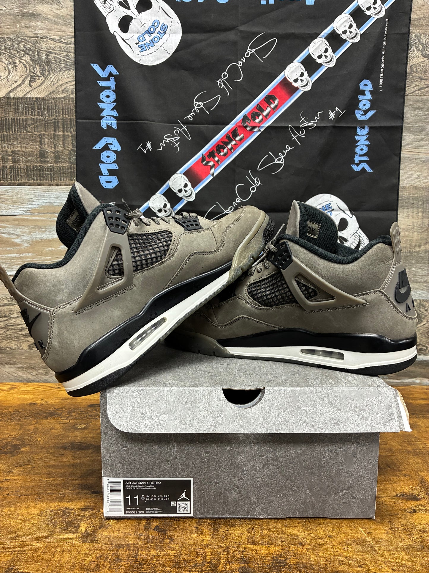 11.5 - Air Jordan 4 Cave Stone