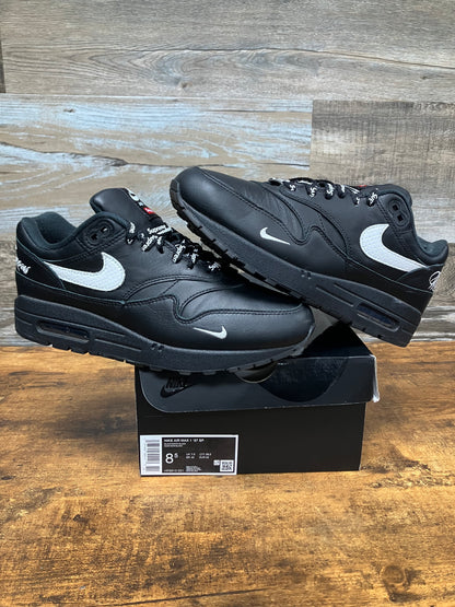 8.5-Supreme Air Max 1 Black