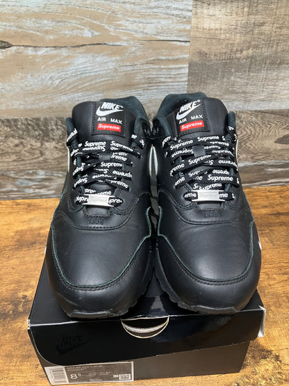 8.5-Supreme Air Max 1 Black