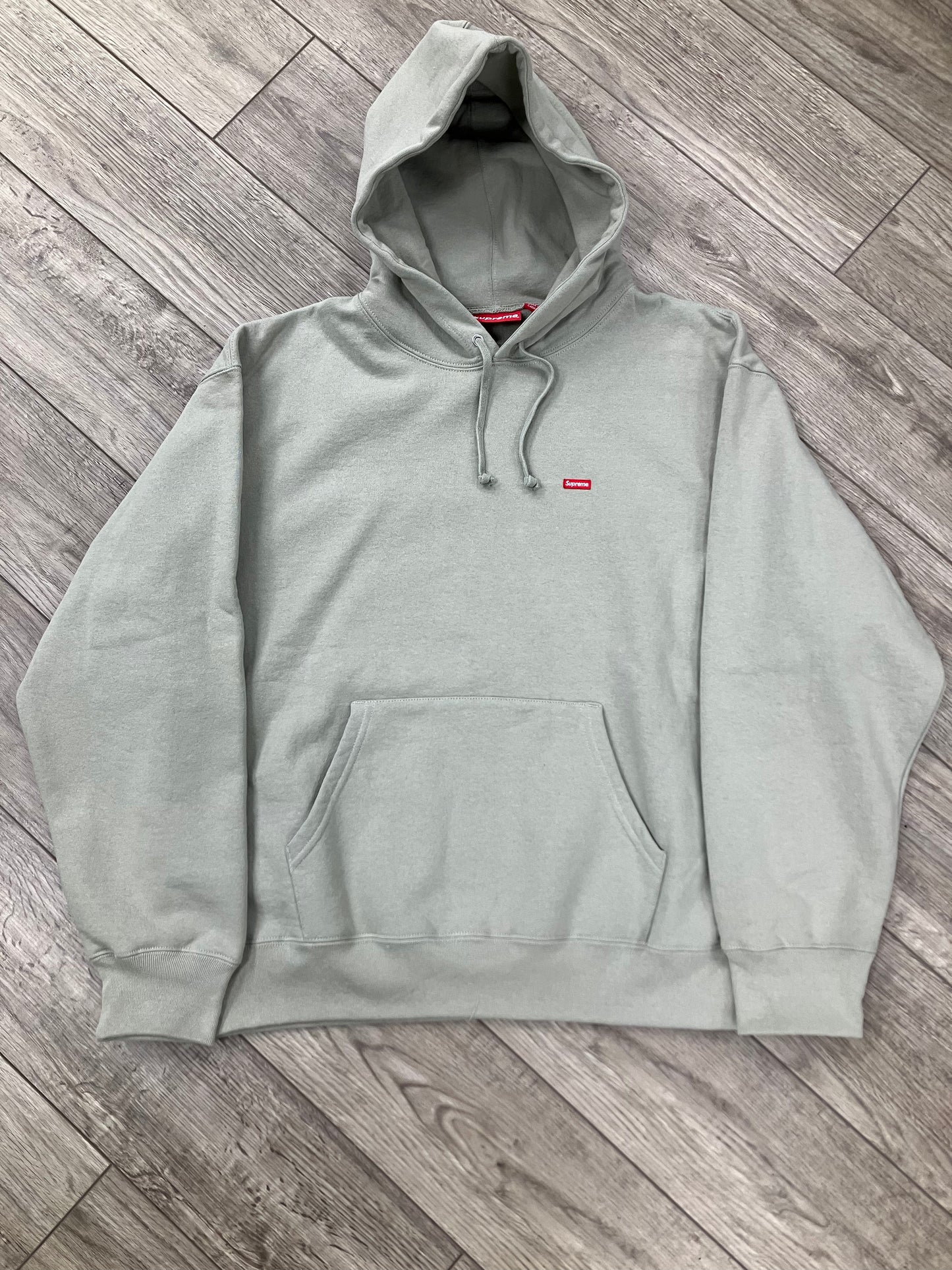 L-Supreme Small Box Logo Olive Green Hoodie