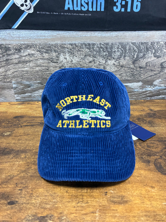 Polo Ralph Lauren Blue Corduroy Collegiate-Inspired Hat