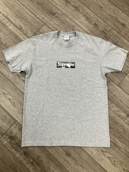 M-Supreme Emilio Pucci Gray Box logo Tee