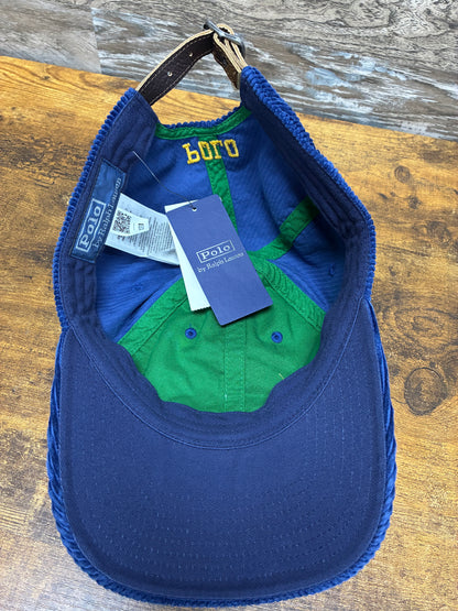 Polo Ralph Lauren Blue Corduroy Collegiate-Inspired Hat