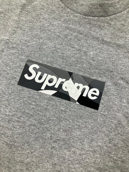 M-Supreme Emilio Pucci Gray Box logo Tee