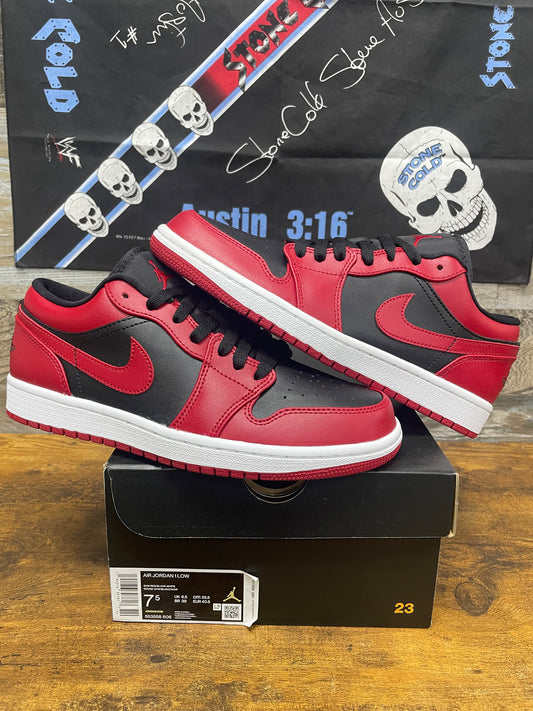 7.5-Air Jordan 1 Low Reverse Bred