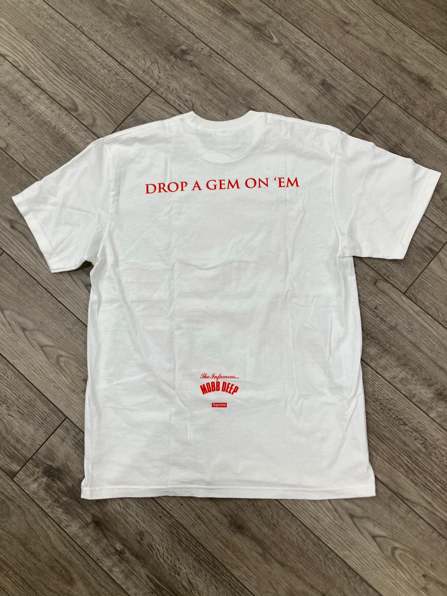 M-Supreme Mobb Deep Dragon White Tee