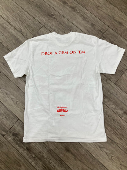 M-Supreme Mobb Deep Dragon White Tee