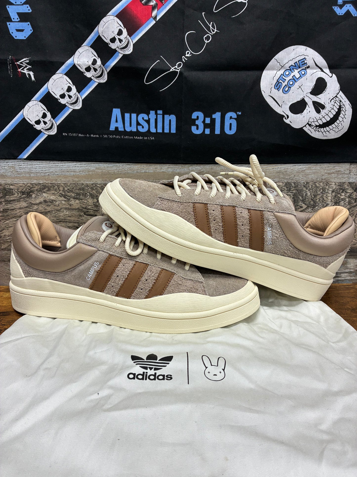 13 - Bad Bunny x adidas Campus Chalky Brown