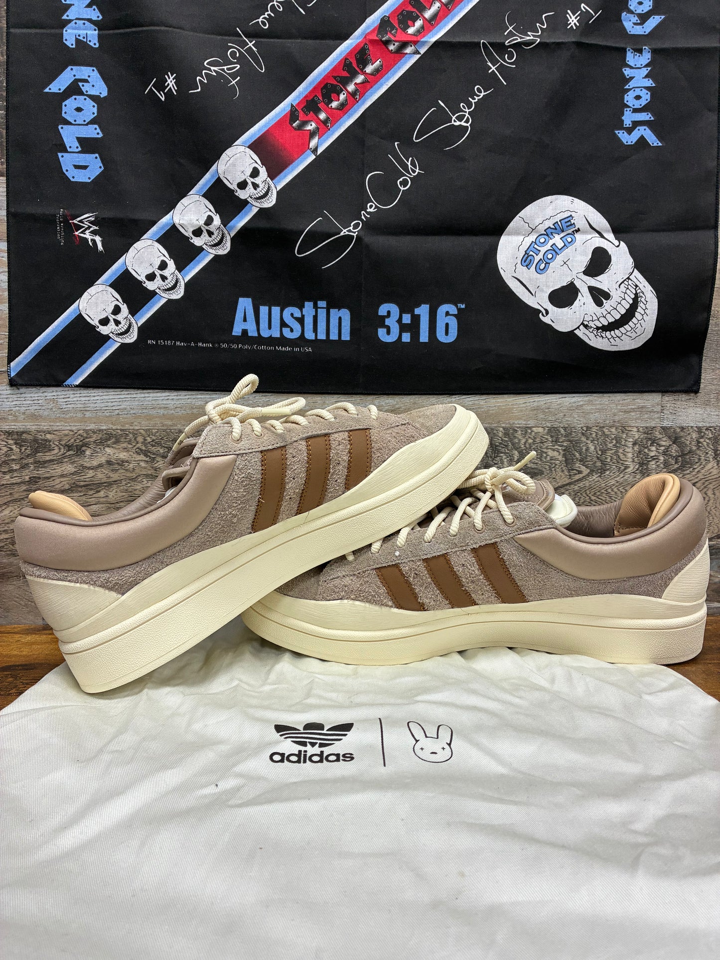 13 - Bad Bunny x adidas Campus Chalky Brown