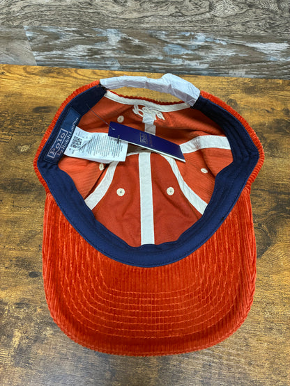 Polo Ralph Lauren “RALPH” Orange Corduroy Hat