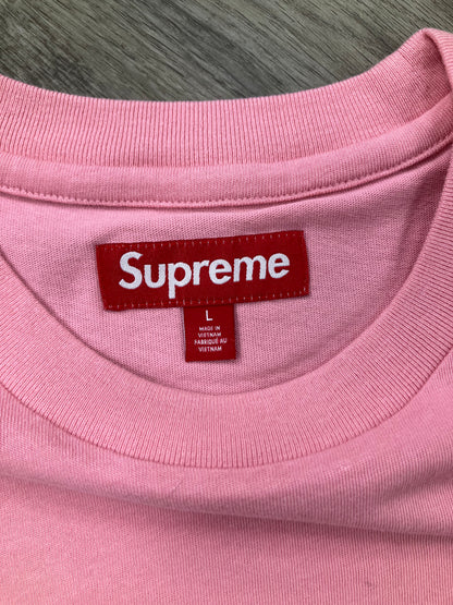 L-Supreme Pink Capital S/S Tee