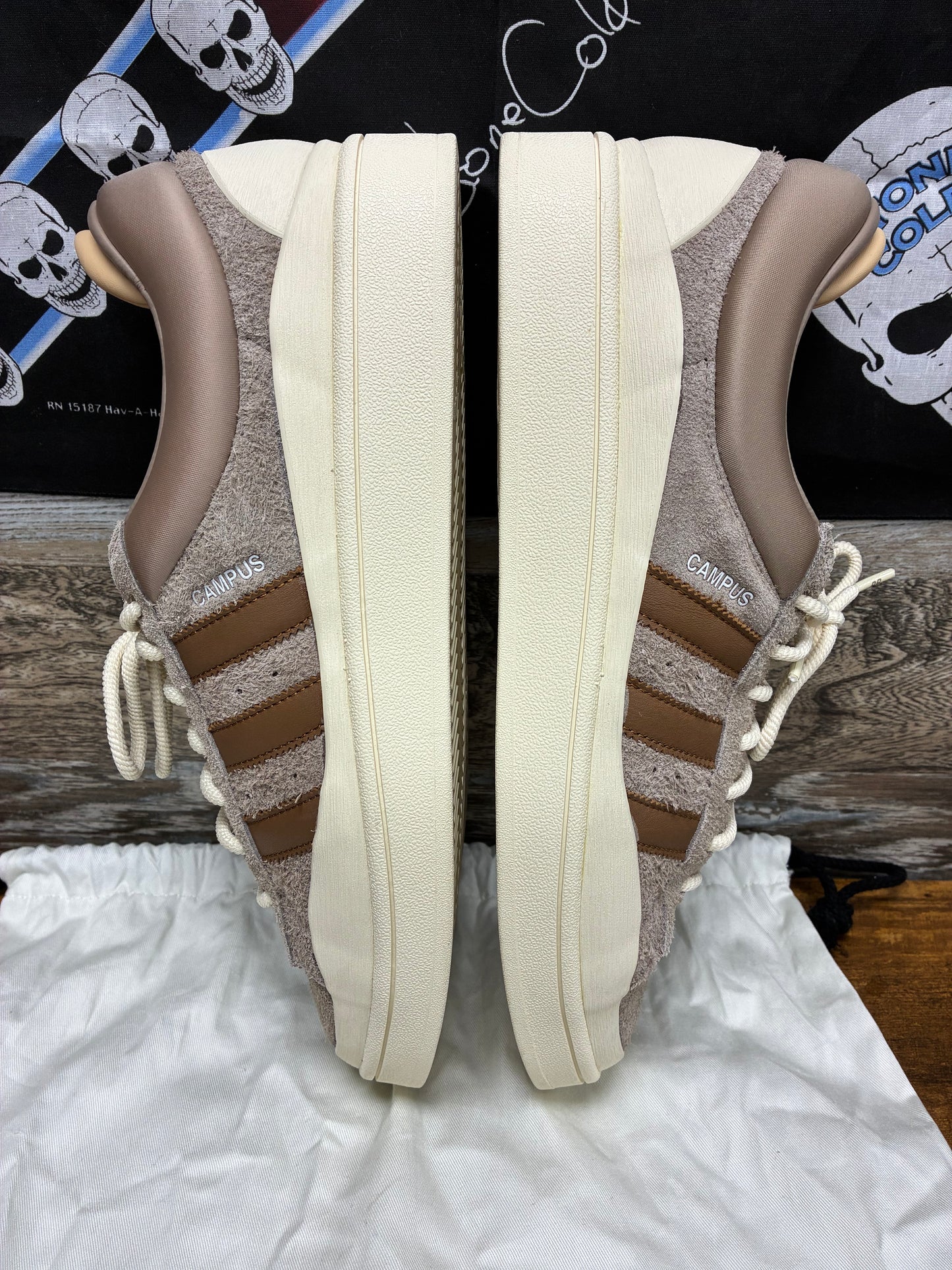 13 - Bad Bunny x adidas Campus Chalky Brown