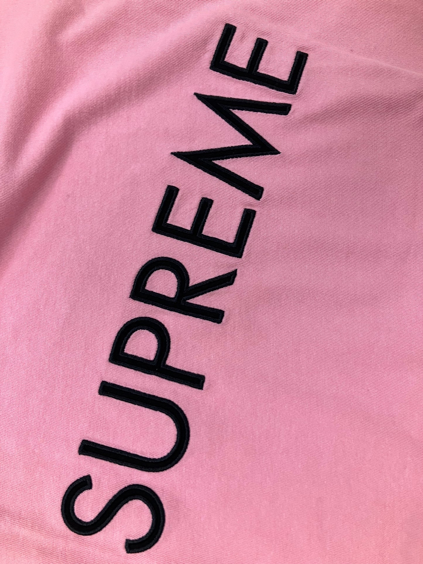 L-Supreme Pink Capital S/S Tee
