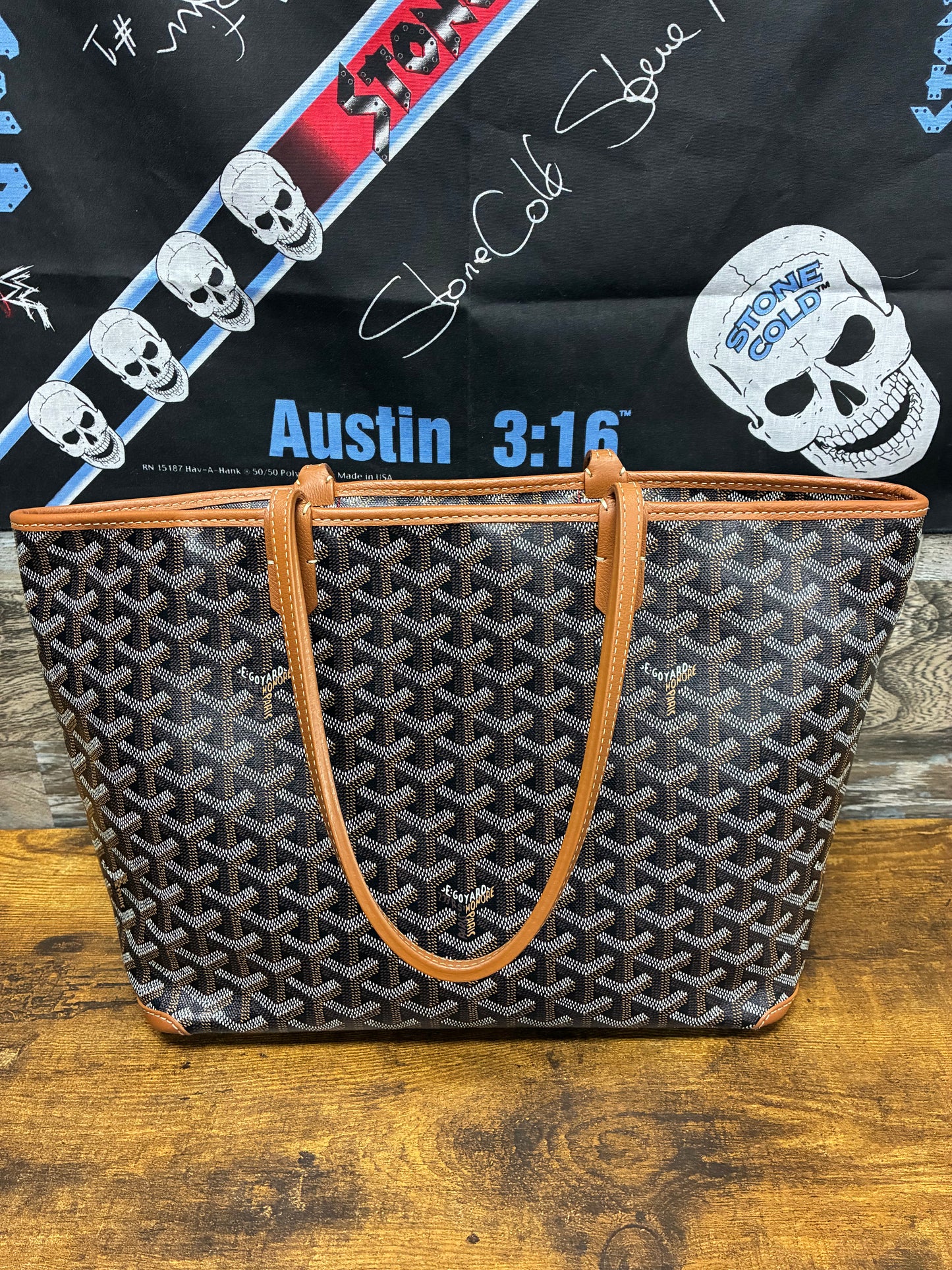 Gouyard PM Artois Coated Canvas Tote