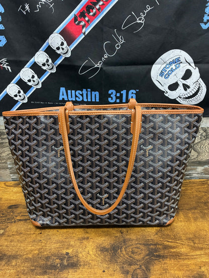 Gouyard PM Artois Coated Canvas Tote