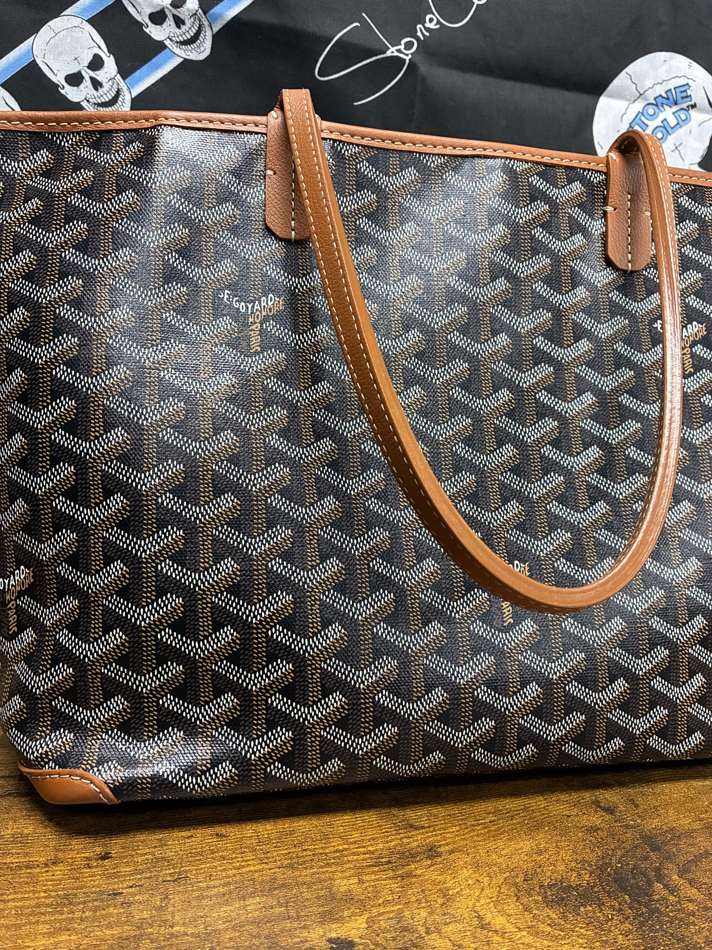 Gouyard PM Artois Coated Canvas Tote