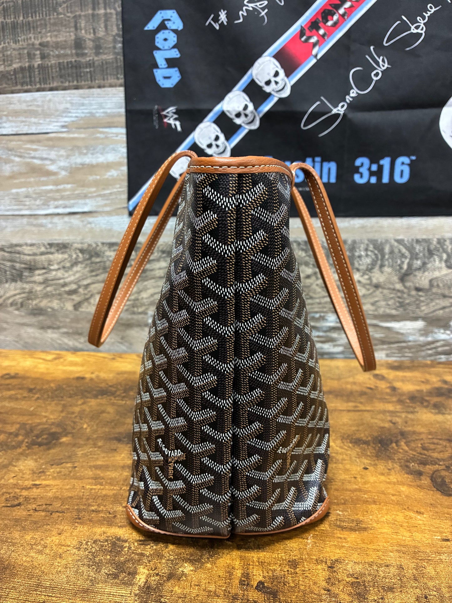 Gouyard PM Artois Coated Canvas Tote