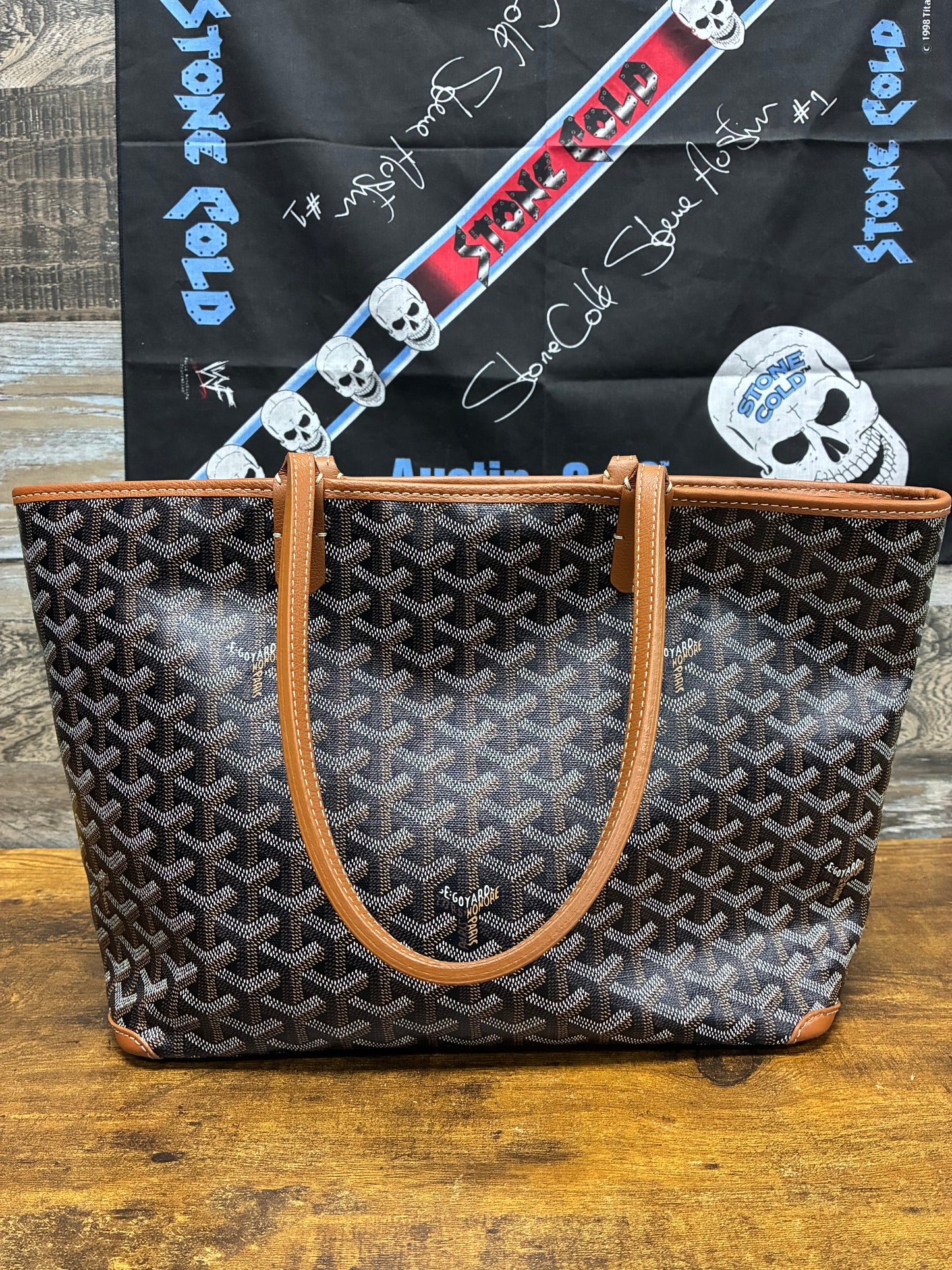 Gouyard PM Artois Coated Canvas Tote