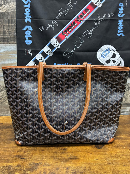 Gouyard PM Artois Coated Canvas Tote