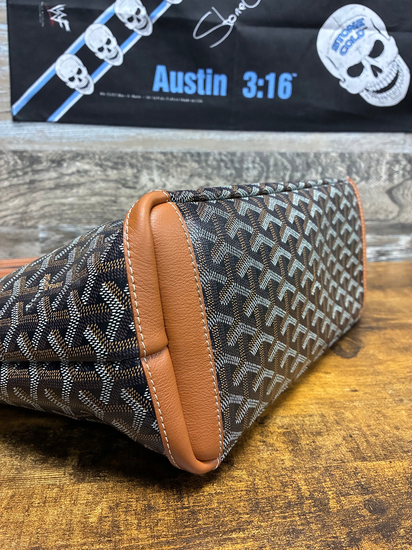 Gouyard PM Artois Coated Canvas Tote