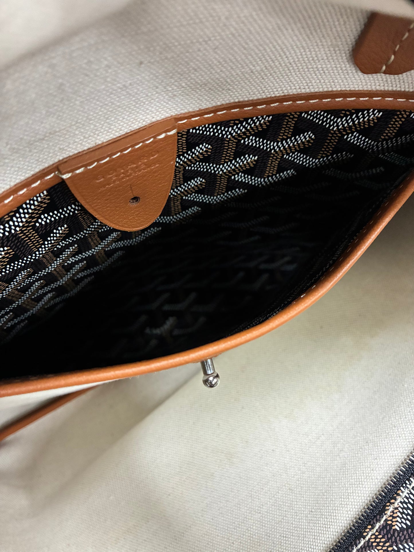 Gouyard PM Artois Coated Canvas Tote