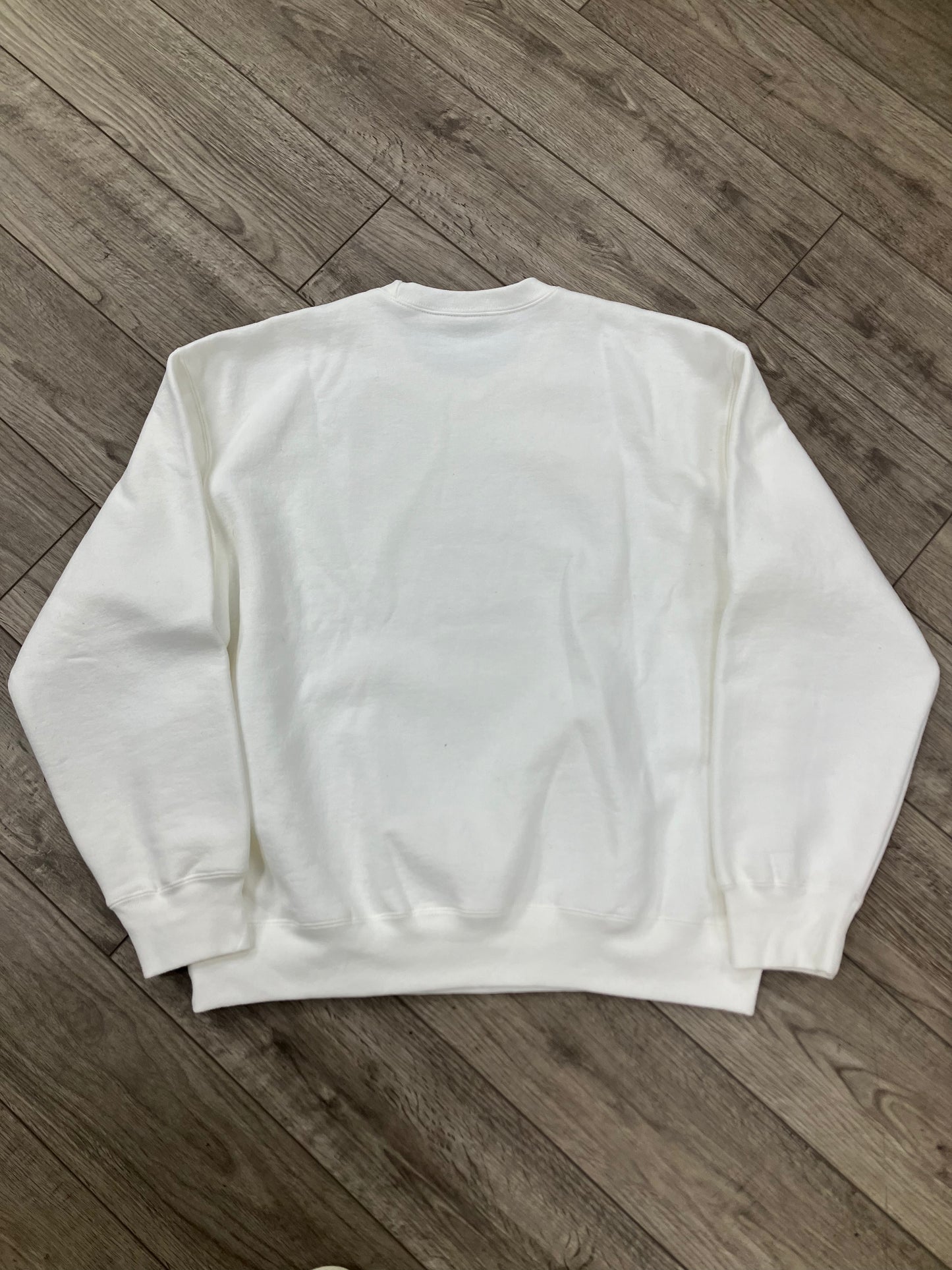 L-white Supreme Small Box Crewneck