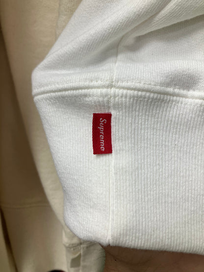 L-white Supreme Small Box Crewneck