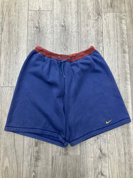 Vintage Nike Blue Cotton Shorts Size L