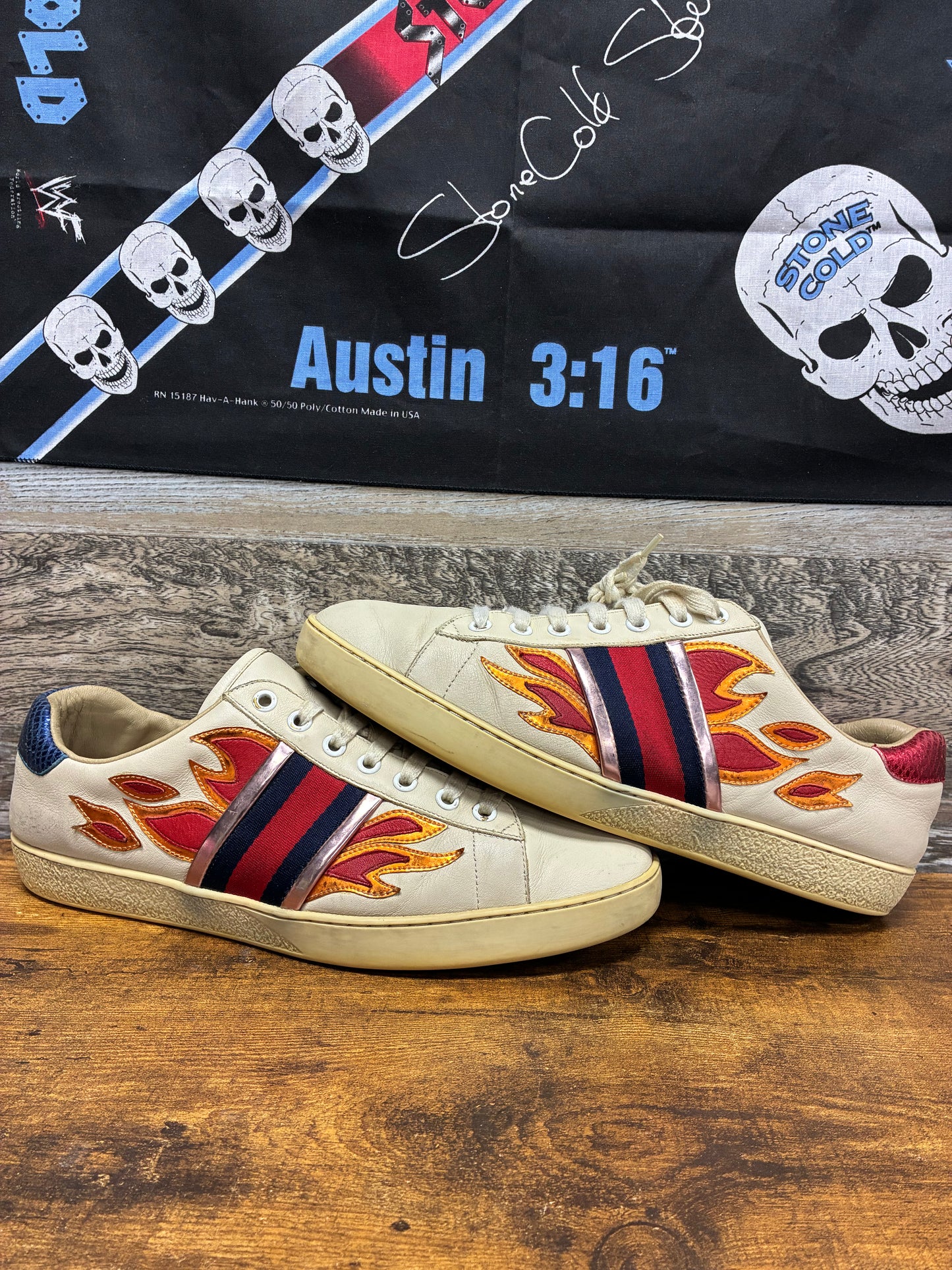 9 - Gucci Ace Trainer Low “Flames”