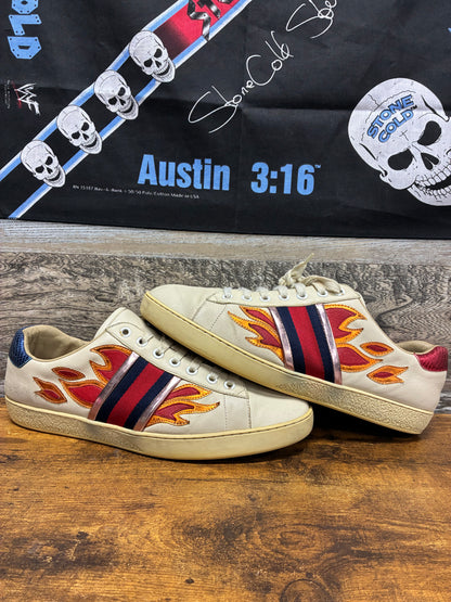 9 - Gucci Ace Trainer Low “Flames”