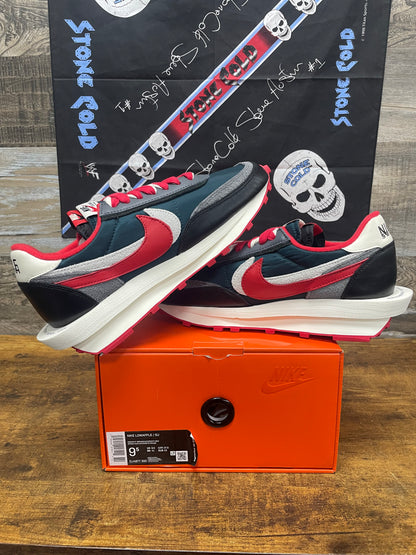 9.5-Sacai Undercover Nike LDWaffle Red/Midnight