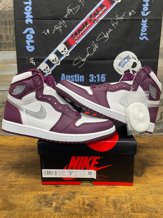 8.5-Air Jordan 1 High Bordeaux