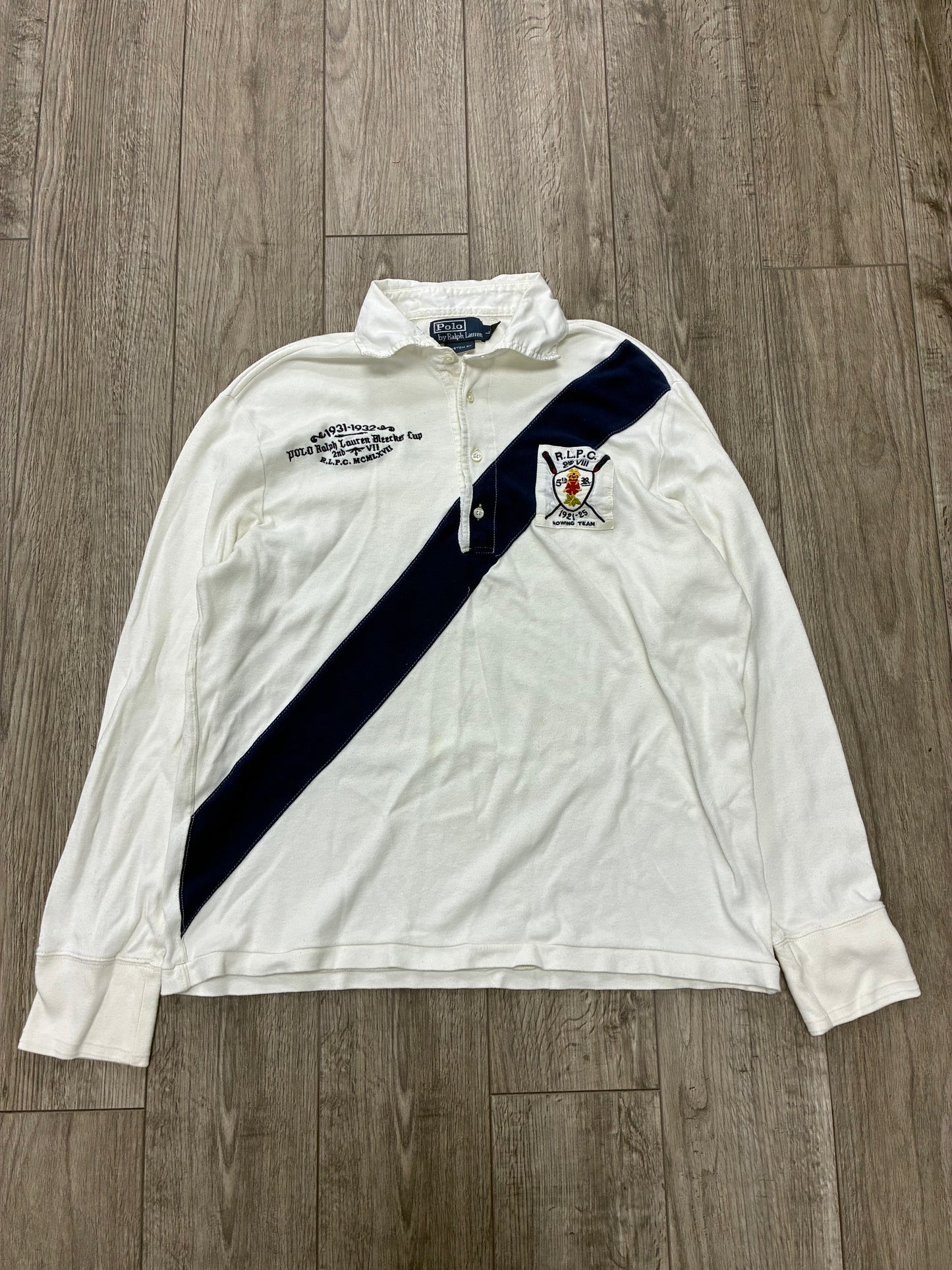 L - Polo Ralph Lauren R.L.P.C. Rowing Team Rugby Shirt