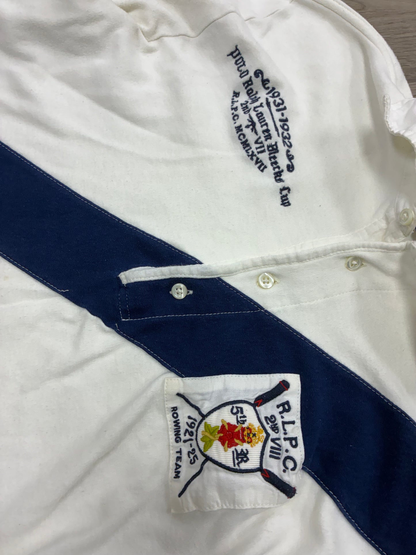 L - Polo Ralph Lauren R.L.P.C. Rowing Team Rugby Shirt
